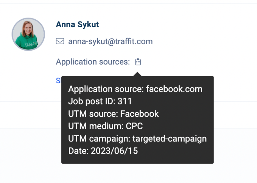 Application sources - UTM's